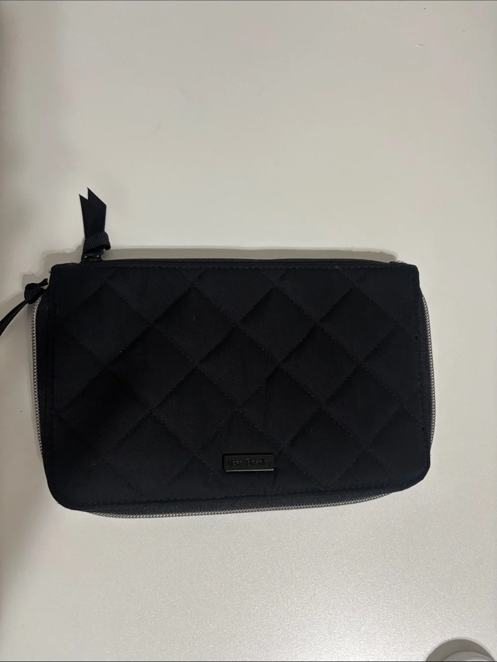 Vera Bradley black Quilted travel wallet